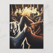 Tanzbären Postkarte Feier Postkarten (Vorderseite)