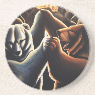 Tanzbären Untersetzer Party Tiere Untersetzer Gesc