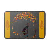 Tanzbaum Herbstlaubs Flute Kokopelli Badematte (Vorderseite)