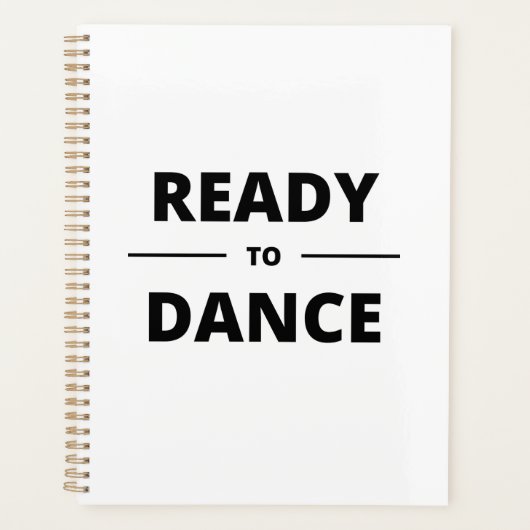 TANZBEREIT PLANER (Vorderseite)