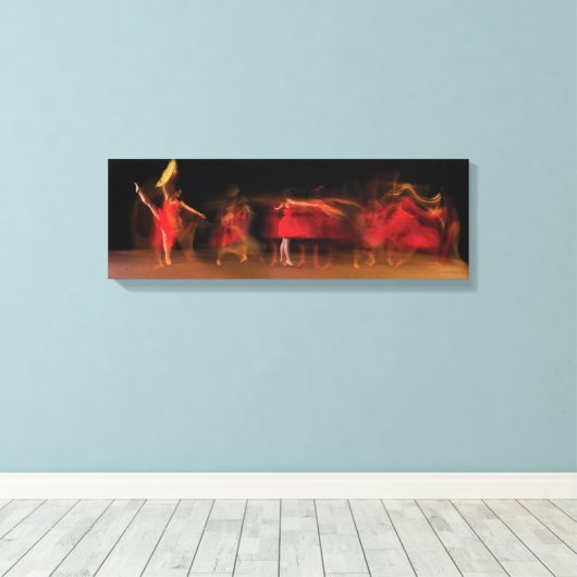 Tanzbewegung Leinwanddruck (Insitu (Holzboden))