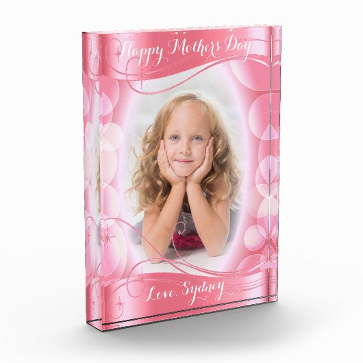 Tanzbild in Hübschem Rosa - DIY-Fotomaterial Fotoblock (Links)