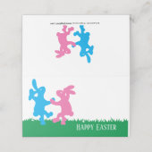 TanzBunnies Platzkarte (Außenseite Aufgefaltet)