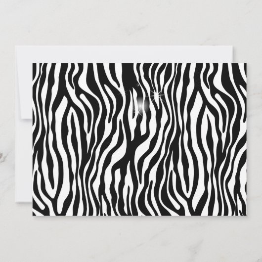 Tanzdisko Diva Party Einladung (Rückseite)