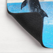 Tanzdolphine Personalisierte Mauspad (Ecke)