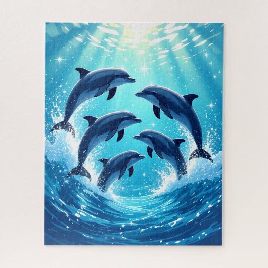 Tanzdolphine Puzzle (Vertikal)