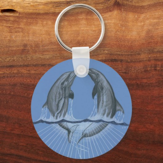 Tanzdolphine Schlüsselanhänger (Vorderseite)