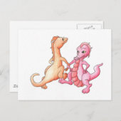 Tanzdrachen Postkarte (Vorne/Hinten)