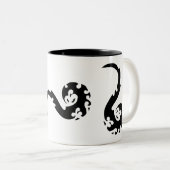 Tanzdrachen Zweifarbige Tasse (VorderseiteRechts)