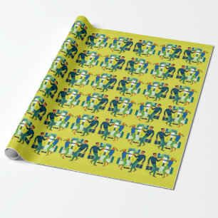 Tanzdruck Geschenkpapier