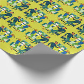 Tanzdruck Geschenkpapier (Ecke)