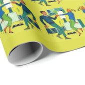 Tanzdruck Geschenkpapier (Rolleneckpunkt)
