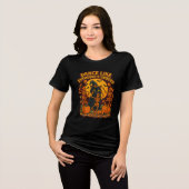Tanze, als ob jeder un tot wäre, lustiger Hallowee Tri-Blend Shirt (Vorderseite voll)
