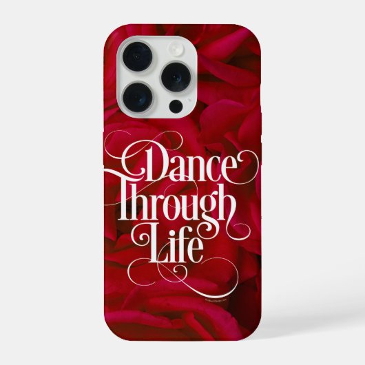 Tanze durchs Leben iPhone Hülle (Rückseite)