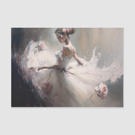 Tänze mit den Rose Seidenpapier (Vorderseite)