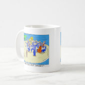 Tänze mit Palmen Tasse Funny T-Shirts (Vorderseite Links)