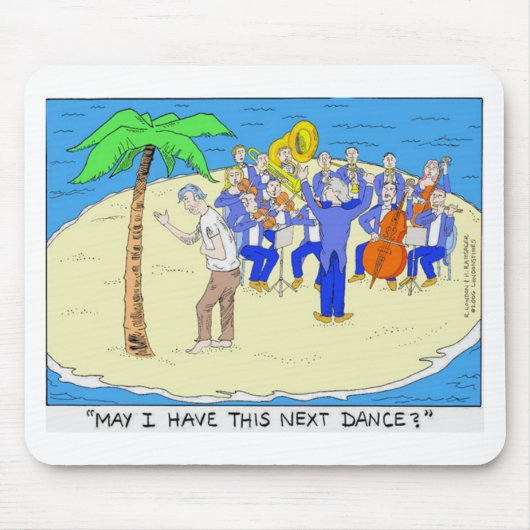 Tänze mit Palmen Tasse Funny T-Shirts Mousepad (Vorne)