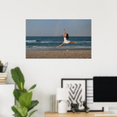 Tänze mit Regenbogen-Poster Poster (Heimbüro)