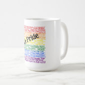 Tanze mit Stolz Kaffeetasse (VorderseiteRechts)