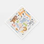 Tanze, singe und spiele Kindergeburtstag Serviette (Ecke)