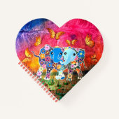 TanzElefanten Notizbuch (Vorderseite)