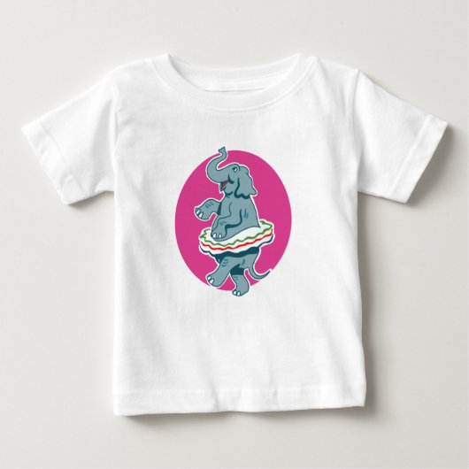 TanzElephant Baby T-shirt (Vorderseite)