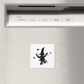 Tanzelf von Cussdum Designs Magnet (In Situ (Geschirrspüler))