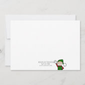 Tanzelfen Weihnachtsfeiertage Party Einladung (Rückseite)