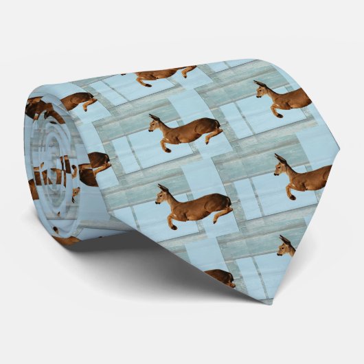 Tänzelnde Rotwild-Krawatte Krawatte (Gerollt)