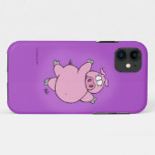 Tänzelnder Schwein-Telefon-Kasten Case-Mate iPhone Hülle (Rückseite (Horizontal))
