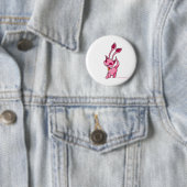 Tänzelndes rosa Aisha Button (Beispiel)