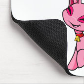 Tänzelndes rosa Aisha Mousepad (Ecke)