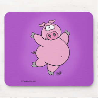 Tänzelndes Schwein Mousepad