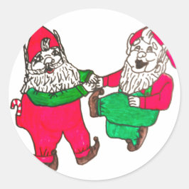 TANZELVES-Aufkleber Runder Aufkleber