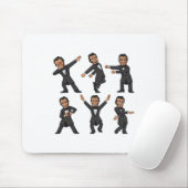 Tanzen Abraham Lincoln 4. Juli Jungs Mädchen Kind Mousepad (Mit Mouse)