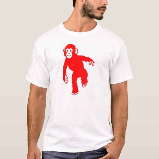 Tanzen-Affe-Shirt T-Shirt (Vorderseite)