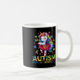Tanzen als eine andere Beat Unicorn Autismus Awar Kaffeetasse