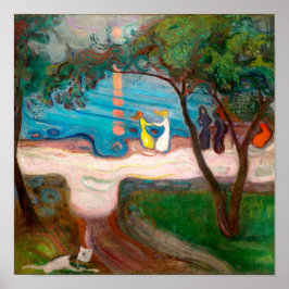 Tanzen an der Küste | Edvard Munch | Poster