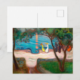 Tanzen an der Küste | Edvard Munch | Postkarte