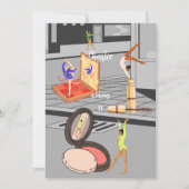 Tanzen an einem strahlenden Geburtstag Einladung (Vorderseite)