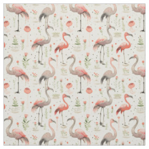 Tanzen auf Air: Whimsy Flamingo Stoff