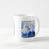 Tanzen auf das Saphir-Meer Kaffeetasse (VorderseiteRechts)