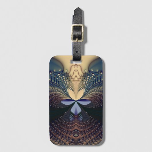 Tanzen auf einem Button - Maßgeschneiderte Gepäckm Gepäckanhänger (Vorderseite Vertikal)