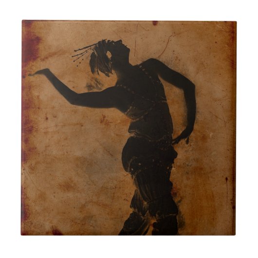 Tanzen auf Griechen Fliese (Vorderseite)