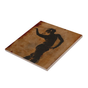 Tanzen auf Griechen Fliese