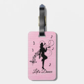 Tanzen auf Hochtouren Gepäckanhänger (Rückseite vertikal)