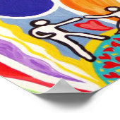 Tanzen auf Mondbalken Poster (Ecke)