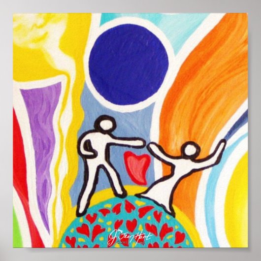 Tanzen auf Mondbalken Poster (Vorne)