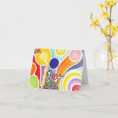 Tanzen auf Moonbeams Karte (Gelbe Blume)