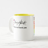 Tanzen auf Moonbeams Zweifarbige Tasse (Vorderseite Links)